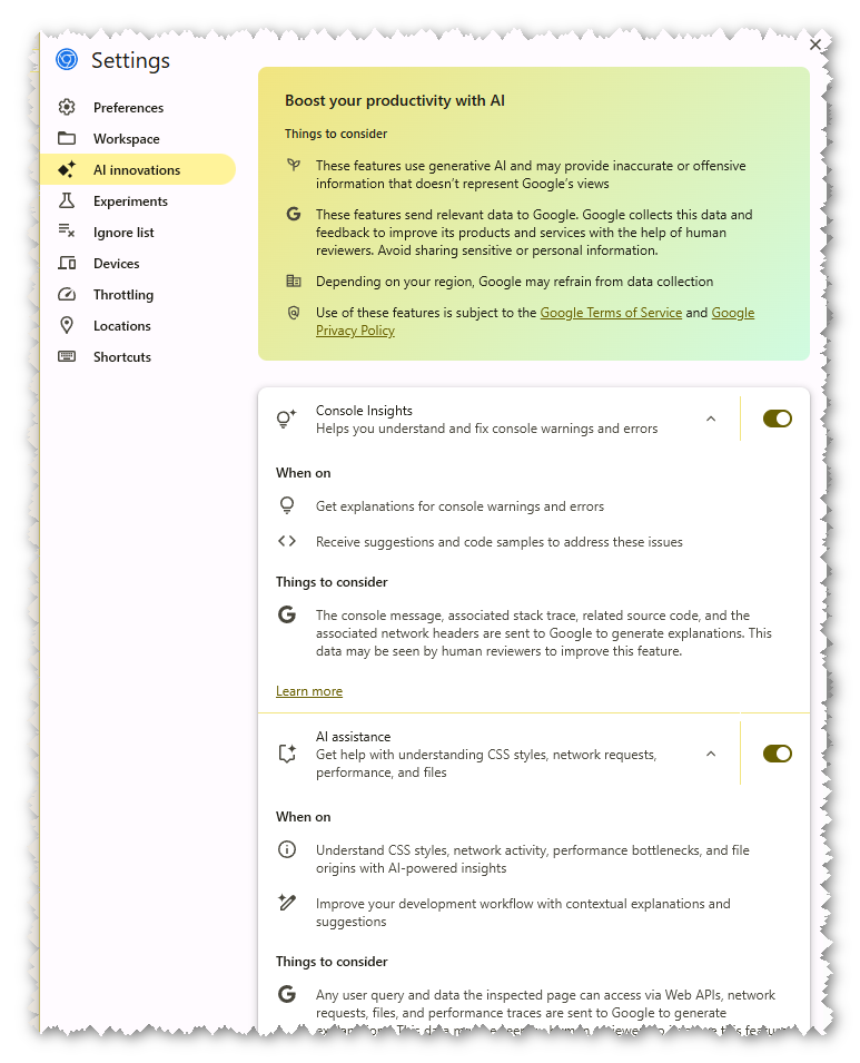 AI i dev tools